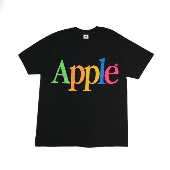 Fruit of the Loom Other - Vintage Apple Tee Geek 80s 90s Made in USA Large